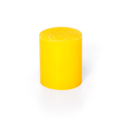 Cilindro de Caucho Blando Corto (Amarillo)