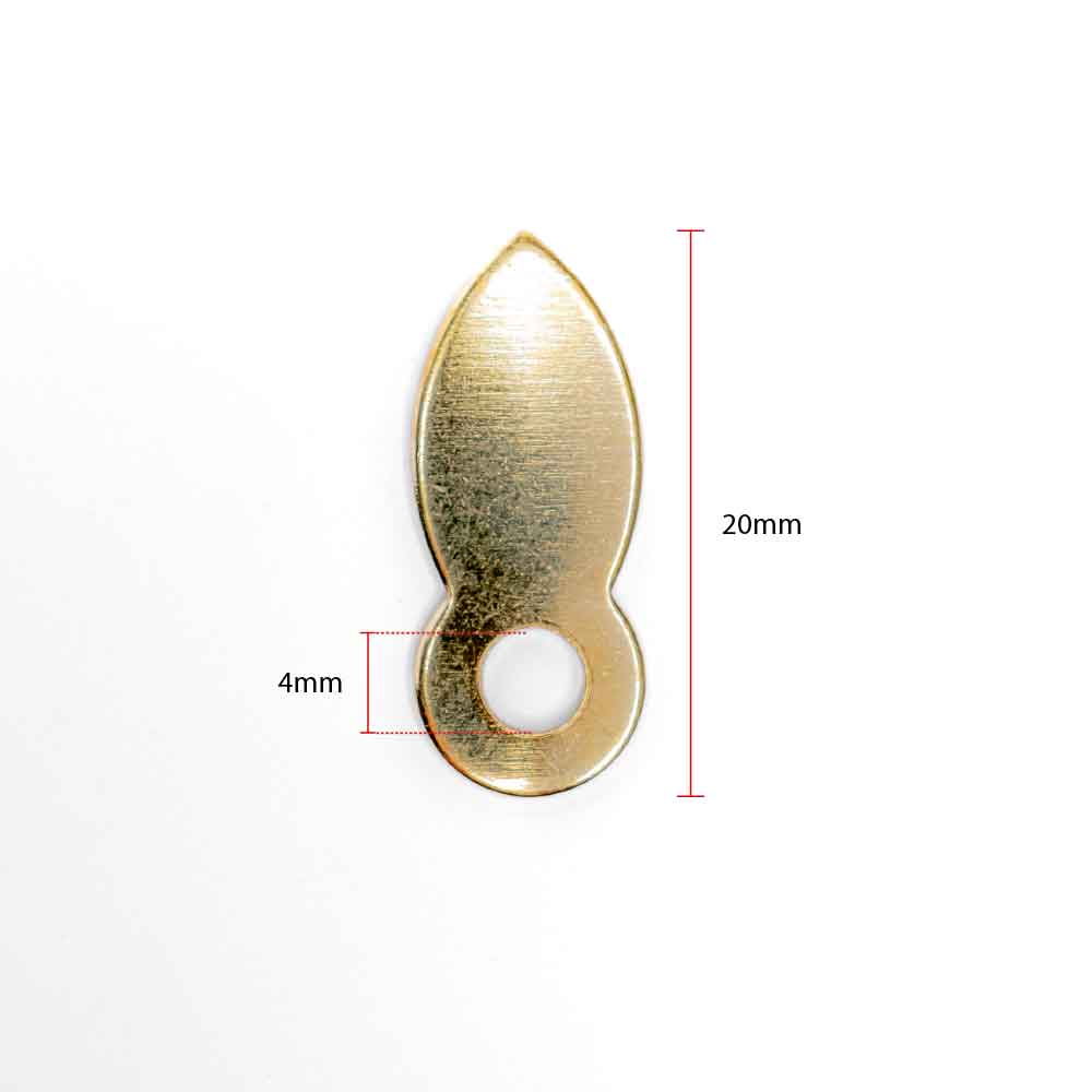 Botones giratorios para portarretratos de latón 20mm - Imagen 2